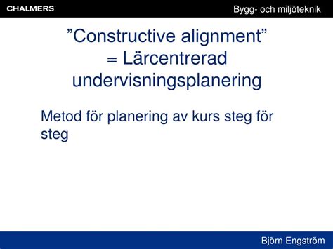 Ppt ”constructive Alignment” Powerpoint Presentation Free Download Id 3765409