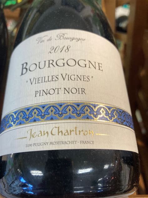 Domaine Jean Chartron Pinot Noir Bourgogne Vieilles Vignes France