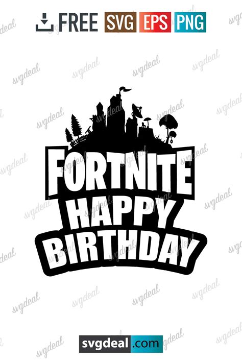 Fortnite Birthday Svg Free Free Svg Files