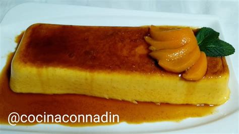 Delicioso Flan de Melocotón en Almíbar Receta Fácil y Rápida