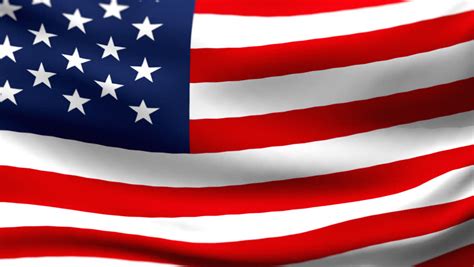 Hd American Flag Slow Waving Close Stock Footage Video 100 Royalty