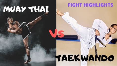 Muay Thai VS Taekwondo - 5 Times Muay Thai Won (Fight Highlights)