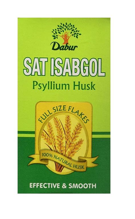 Dabur Sat Isabgolpsyllium Husk Effective Relief From Constipation