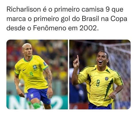 Richarlison O Primeiro Camisa Que Marca O Primeiro Gol Do Brasil Na