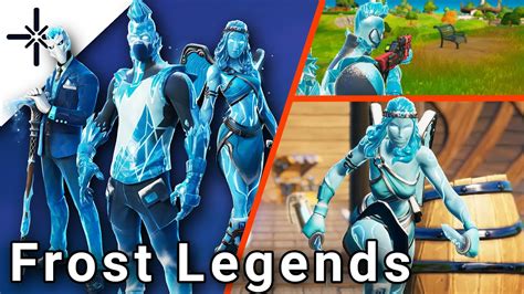 Frost Legends GAMEPLAY In Fortnite FULL BUNDLE With Snowheart Snow