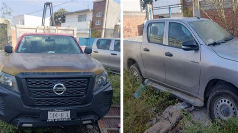 Cateo En Tecamachalco Recuperan Dos Camionetas Robadas