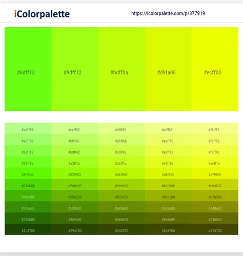 50 Green Color Palettes | Curated collection of Color Palettes