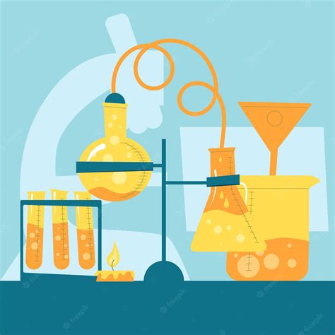 Free Vector Hand Drawn Science Lab