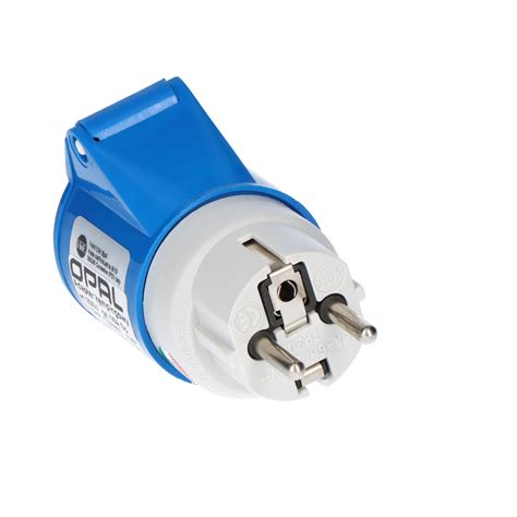 Adapter kempingowy wtyk 230V Uni schuko gniazdo przemysłowe 16A 3P