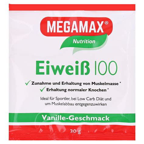 Eiweiss Vanille Megamax Pulver Gramm Online Bestellen Medpex