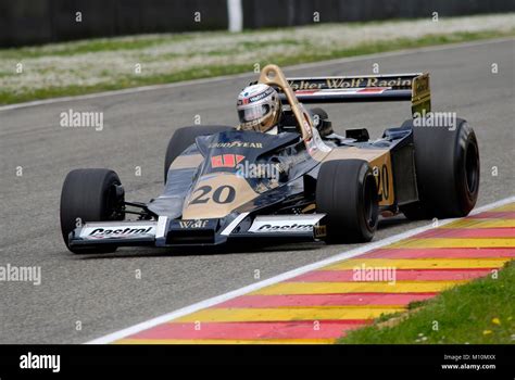 Mugello Am 1 April 2007 Unbekannte Laufen Auf Klassische F1 Wagen