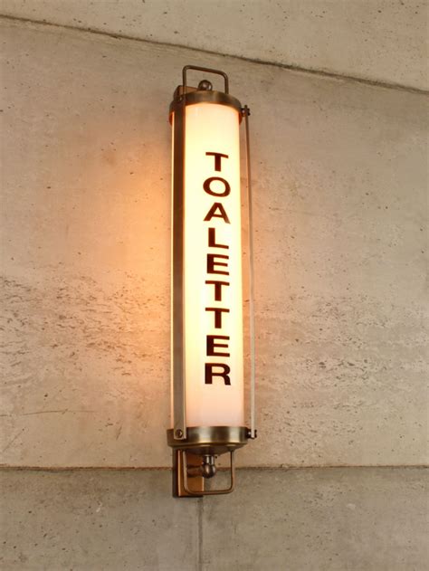 Antique Brass Bespoke Lettering Sign Wall Light Sign Lighting Wall Signs Wall Lights