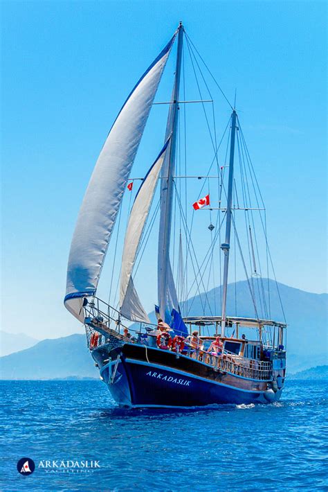 A Classic Turkish Gulet Built For Luxury Blue Cruise Sailing Holidays