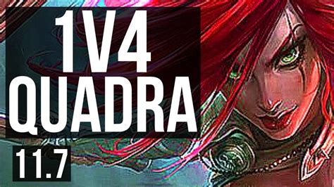 Katarina Vs Vladimir Mid V Quadra Solo Kills Games K