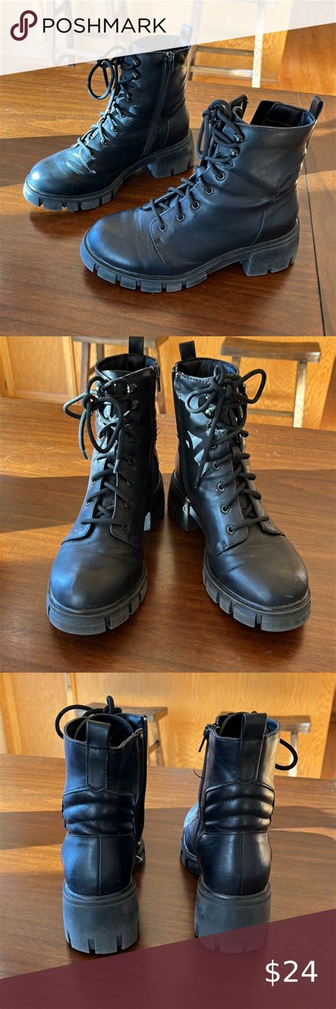 Mia Tauren Lug Sole Combat Boot Combat Boots Boots Lug Sole