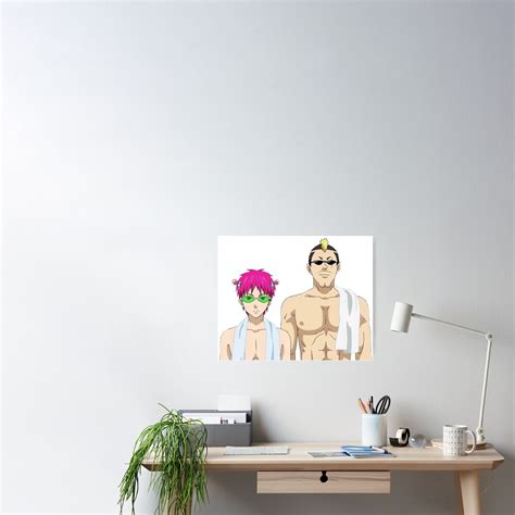 Kusuo Saiki And Riki Nendou The Disastrous Life Of Saiki K Poster For Sale By