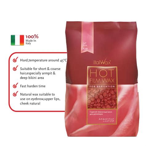 ITALWAX HOT FILM WAX ROSE KG Magicboo Beauty Sdn Bhd