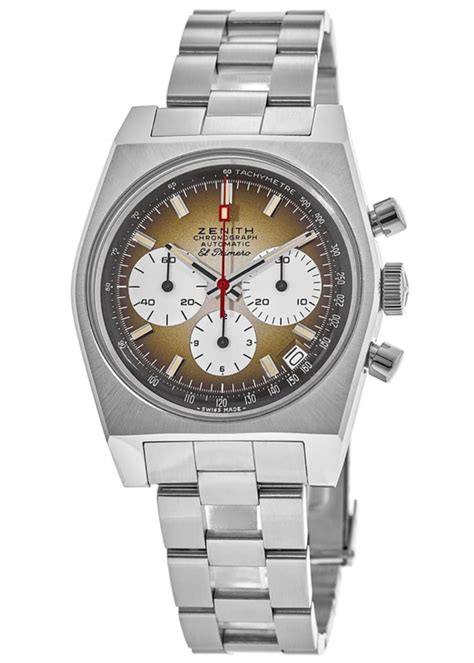 Zenith Chronomaster Revival El Primero A Brown Dial Steel Men S