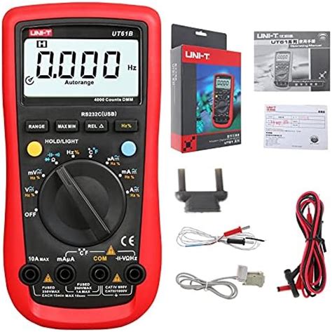 UNI T UT61B Modern Digital Multimeter Auto Range Backlight True RMS