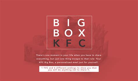 KFC - Big Box on Behance