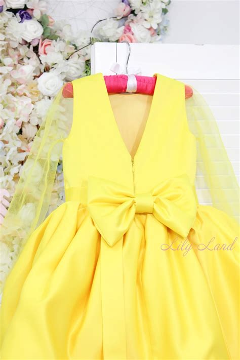 Yellow Baby Dress First Birthday Dress Bright Girl Birthday Etsy