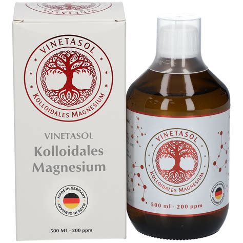 Vinetasol Kolloidales Magnesium 200 Ppm 500 Ml Shop Apotheke