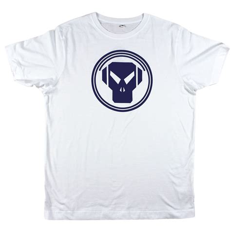 Metalheadz Logo T Shirt Navy On White