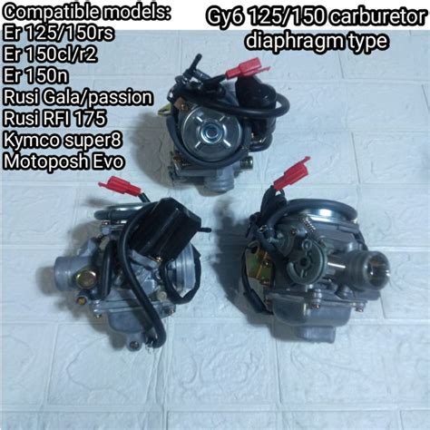 Gy Carburetor Diaphragm Type Carburator Shopee Philippines