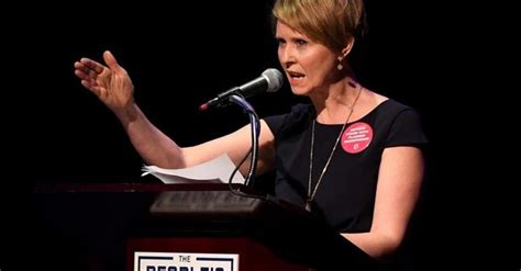 Actrice Cynthia Nixon Sex And The City Wil Gouverneur Van New York Worden