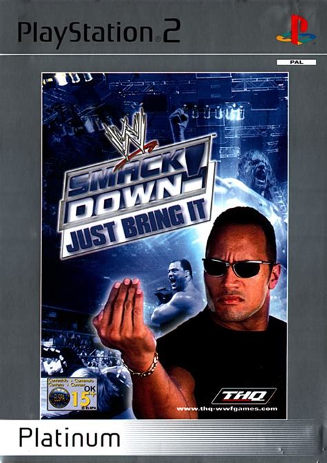 Wwf Smackdown Just Bring It Cover Or Packaging Material Mobygames