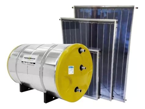 Kit Solar Boiler 500 Litros 3 Placas 1x2m Termomax Solar Max Ultra