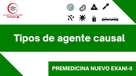 Tipos De Agente Causal Premedicina Nuevo Exani Ii Youtube