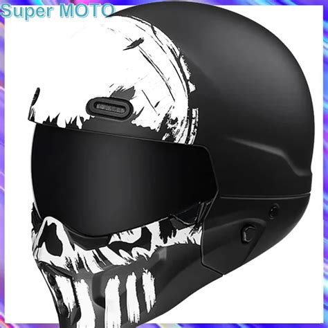 Yeni Moda Kask Retro Motosiklet Cascos Moto Motosiklet Kask Lokomotif