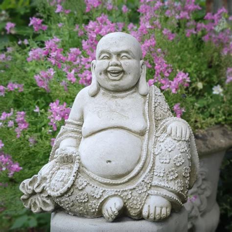 Laughing Buddha Garden Statue