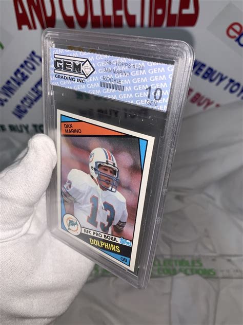 Dan Marino Rookie Card Gem Mint 10 EBay