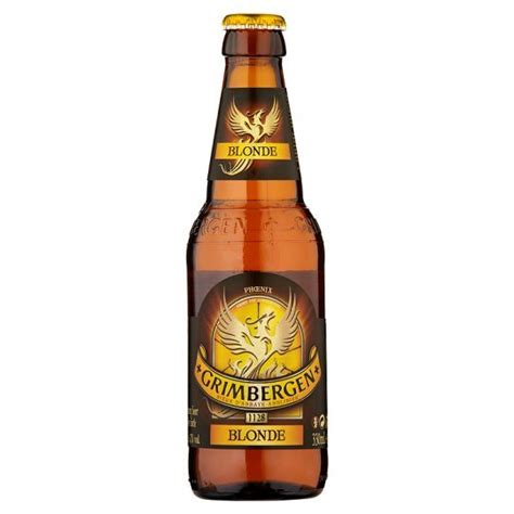 Grimbergen blonde Pack EW Ausländische Biere SCHÜWO Trink Kultur