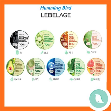 LEBELAGE Moisture Soothing Gel Series 9 Types 300ml CHARCOAL CUCUMBER