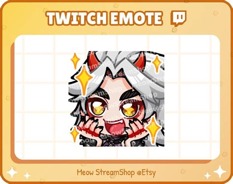 Twitch Emote Itto Arataki Wow Gasp What Whoa Amaze Happy Emotes