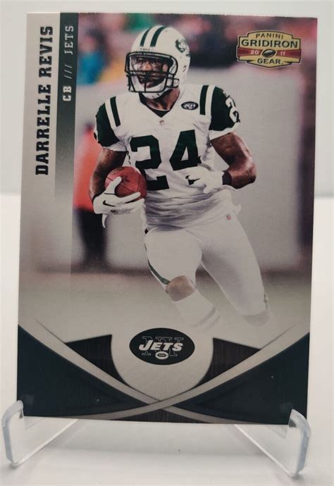 2011 Panini Gridiron Gear 6 Darrelle Revis New York Jets Football Card