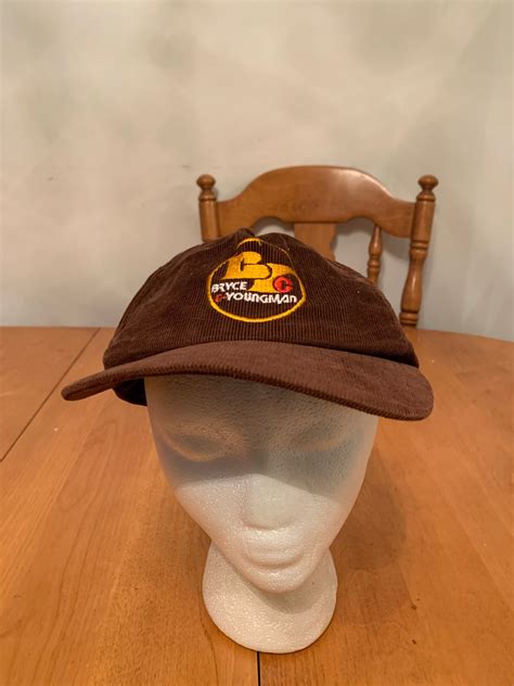 Vintage Corduroy Snapback Hat 1990s 80s R1 Etsy