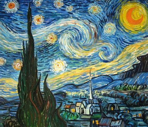 La Noche Estrellada De Sterrennacht Vincent Vangogh Starry