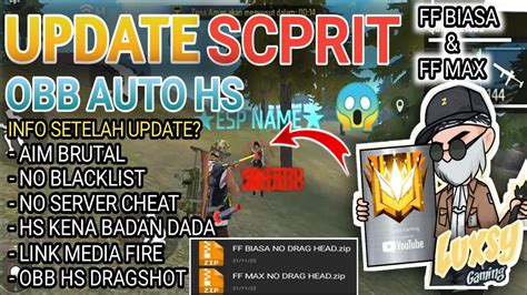 Config Headshot Ff Terbaru Aim Brutal Nembak Badan Dada Hs Setelah