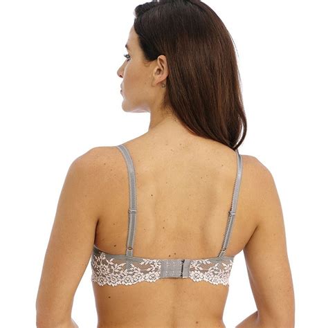 Soutien gorge Classique à armatures Grise en nylon Wacoal lingerie Lemon Curve
