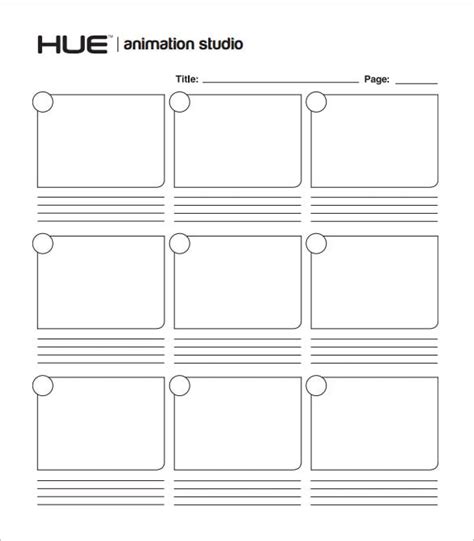 Storyboard Template Psd Free Printable Templates