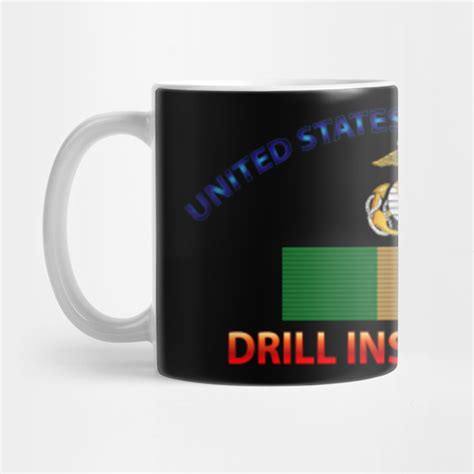 USMC - Marine Corps Drill Instructor w Ribbon - Usmc Marine Corps Drill Instructor - Mug | TeePublic