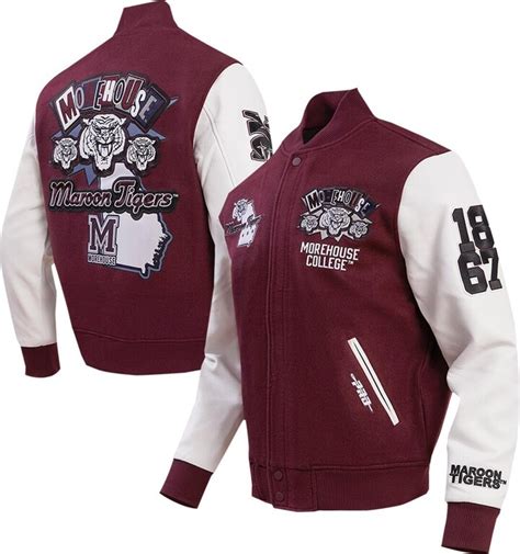 Mens Pro Standard Maroon Morehouse Maroon Tigers Homecoming Varsity