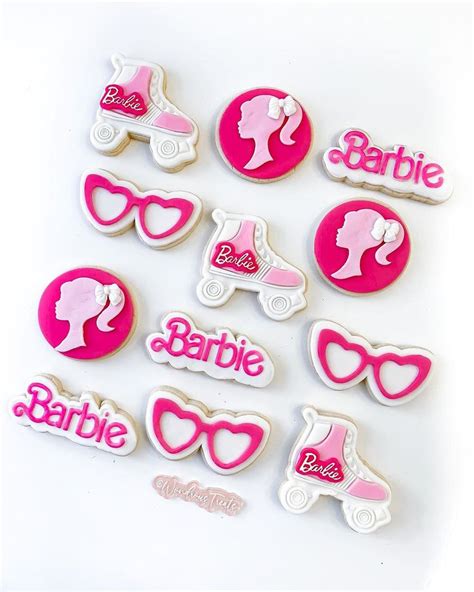 Im A Barbie Girl Keegans 7th Birthday Cookies Barbie Barbiecookies