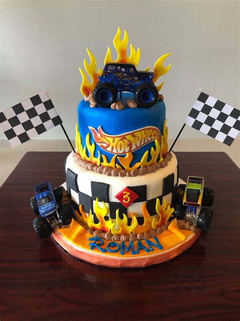 Hot Wheels Birthday Cake Adrienne And Co Bakery Hot Wheels Birthday