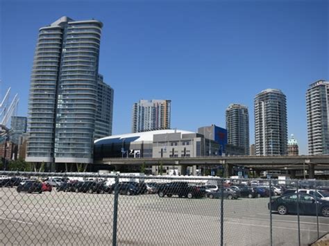 Rogers Arena Parking in Vancouver, BC, Canada