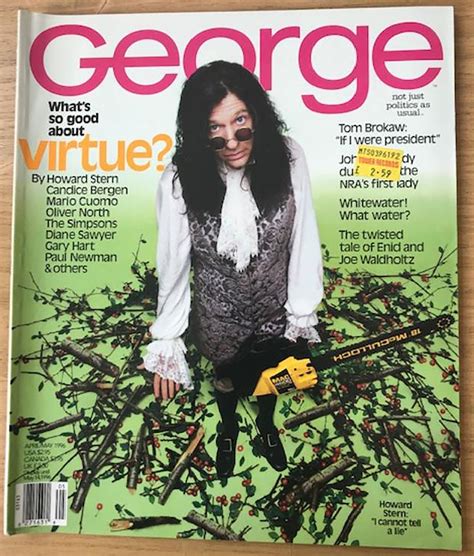 George Magazine April May 1996 Howard Stern Cover Photo By Etsy